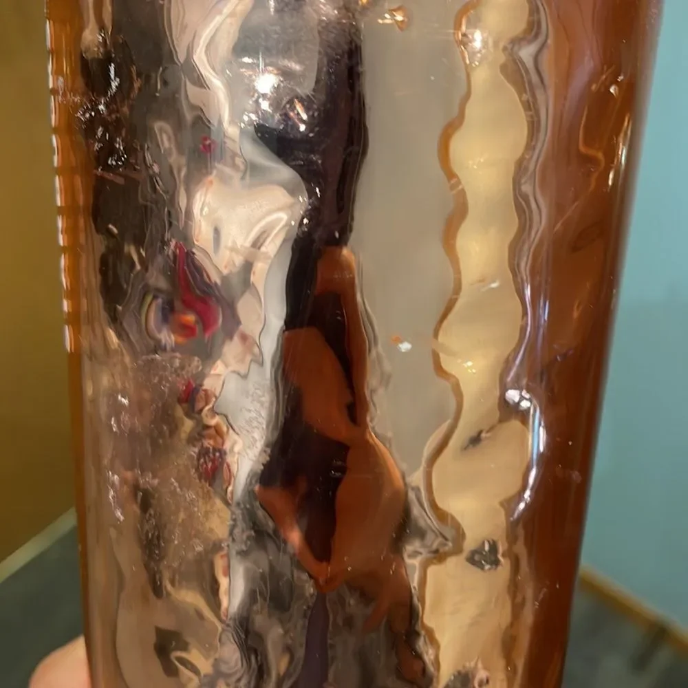 Nwt Starbucks Rose Gold Hammered Tumbler